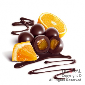 NARANJAS CON COBERTURA S/AMARGA  X 500gr CHOCOLART